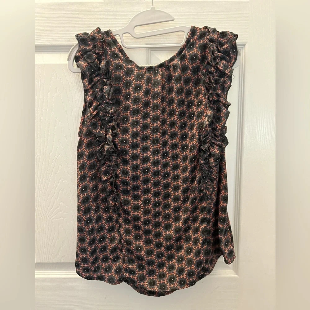 Perry Walker silk top size small